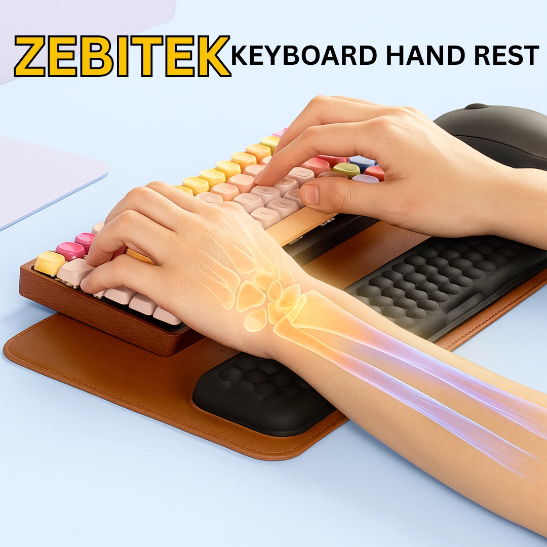 ZebiTek Honeycomb Keyboard Wrist Rest - Image 3